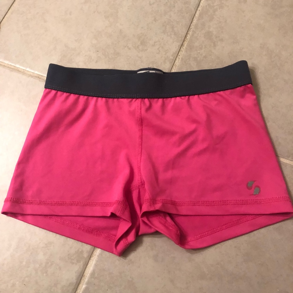 hot pink soffe spandex